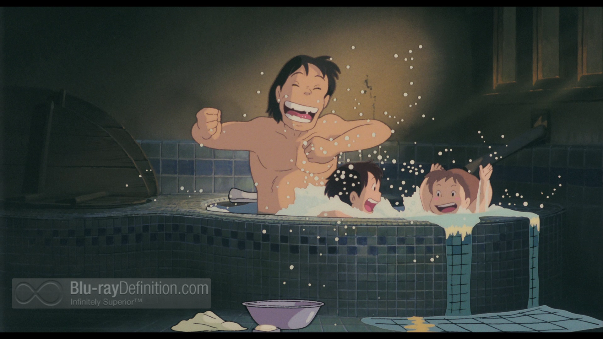 Totoro bath scene