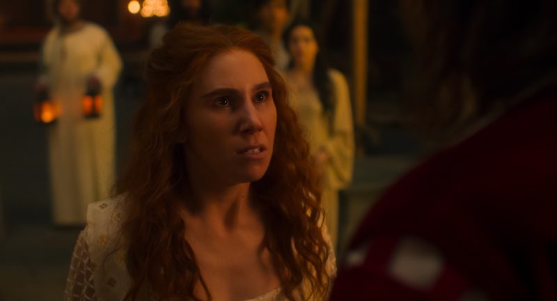 THE DECAMERON. Zosia Mamet as Pampinea in Episode 103 of The Decameron. Cr. Courtesy of Netflix © 2024