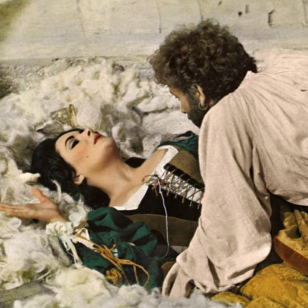 Elizabeth Taylor and Richard Burton in The Taming of the Shrew (1967)