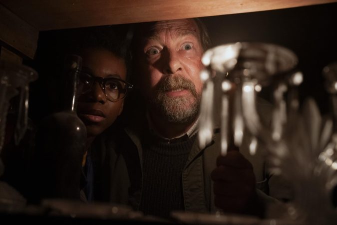 Bill Camp and Jordan Preston Carter in Salem's Lot (2024)